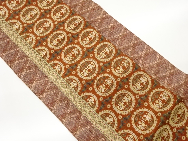 JAPANESE FUKURO OBI / WOVEN BIRDS